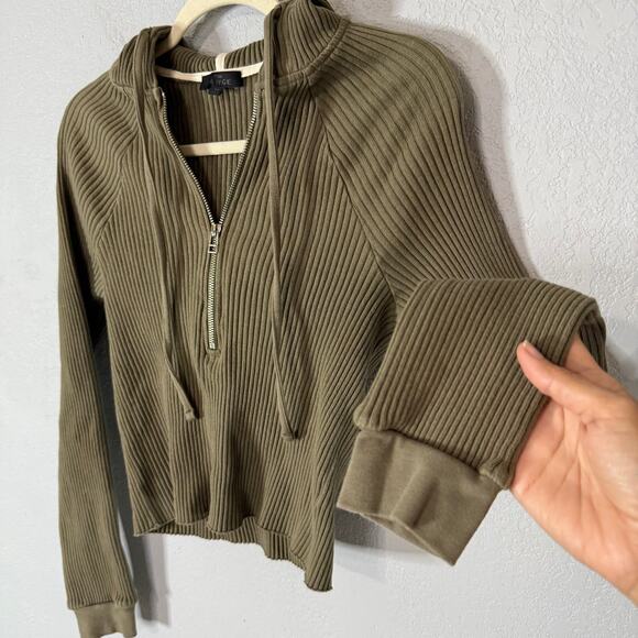 The Range Zip Hoodie Utility Green Size XS - Picture 3 of 7